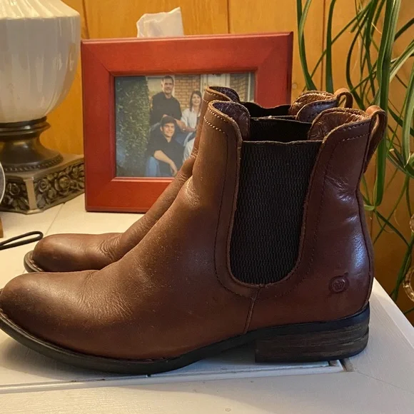 Born Brown Ankle Boots - Picture 1 of 5